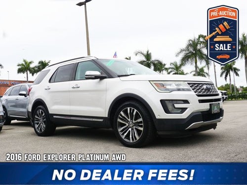2016 Ford Explorer Platinum