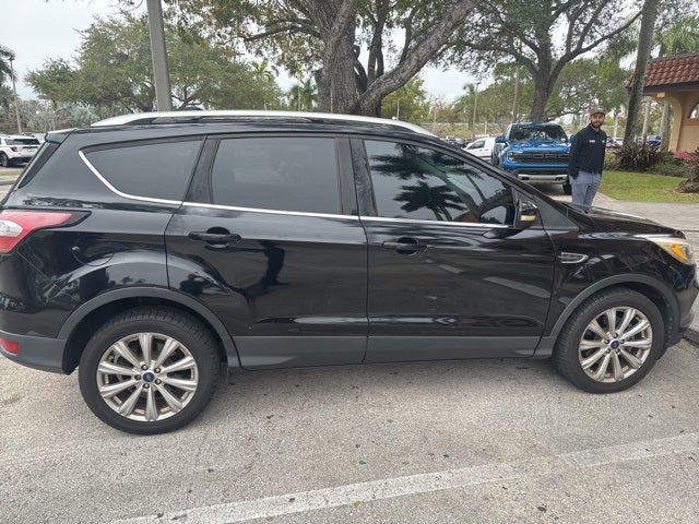 Used 2017 Ford Escape Titanium with VIN 1FMCU0J97HUD35061 for sale in Sunrise, FL