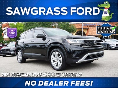 2021 Volkswagen Atlas 3.6 V6 SE w/ Technology