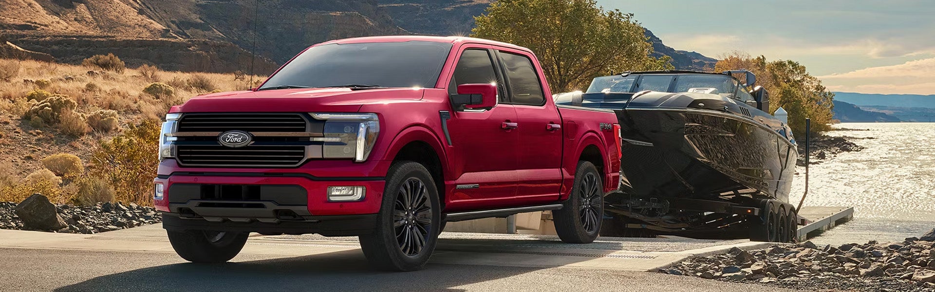 2026 Ford F-150 interior seatbacks featuring embroidered trim emblems, available in Sunrise, FL